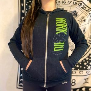 Flag nor Fail unisex workout hoodie 💚🖤